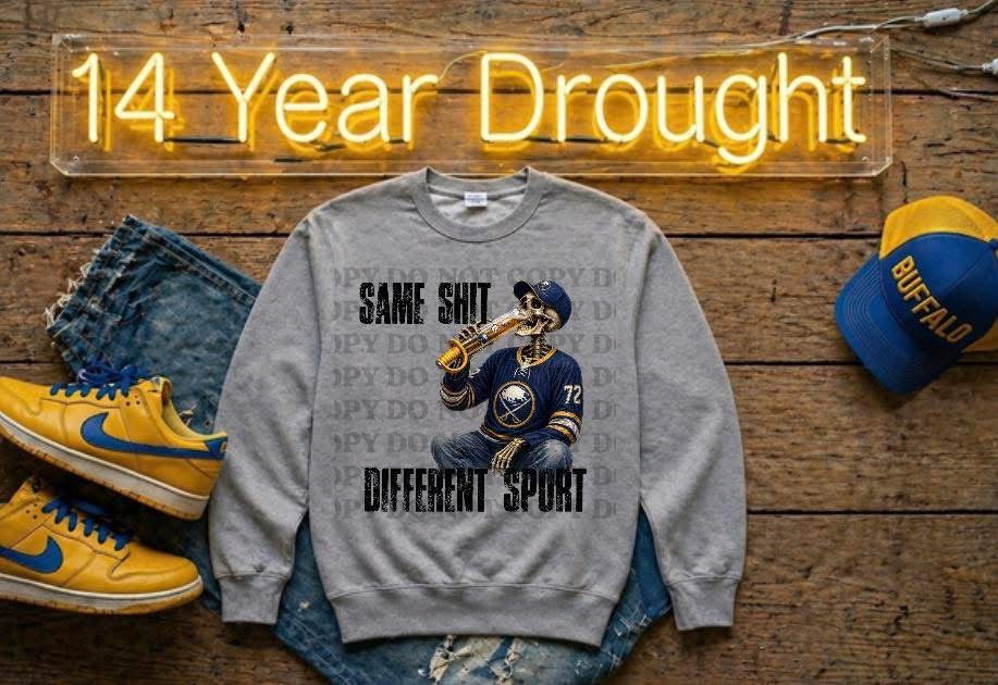 Same Shit, Different Sport (black writing)