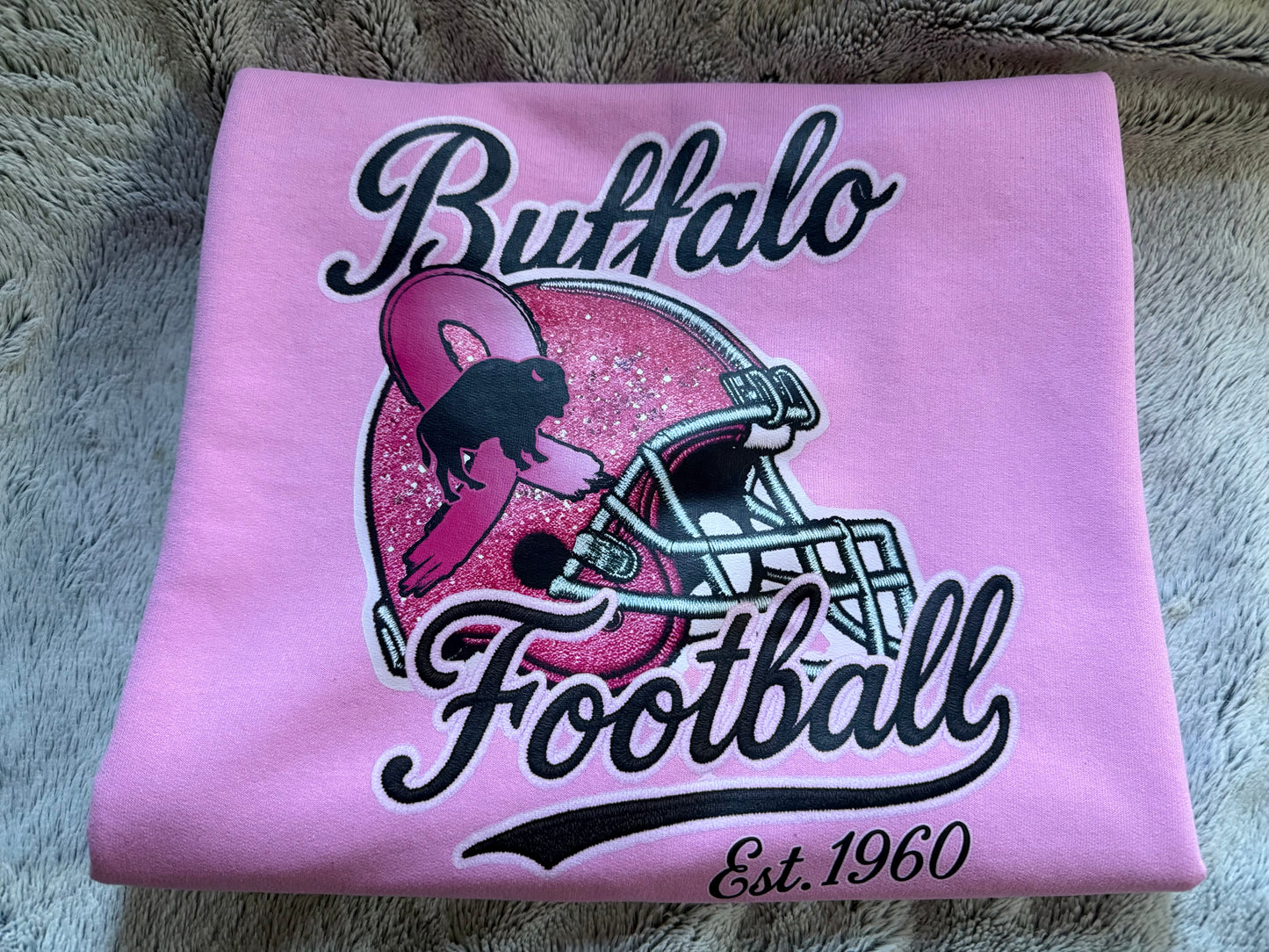 Buffalo Football Pink Helmet