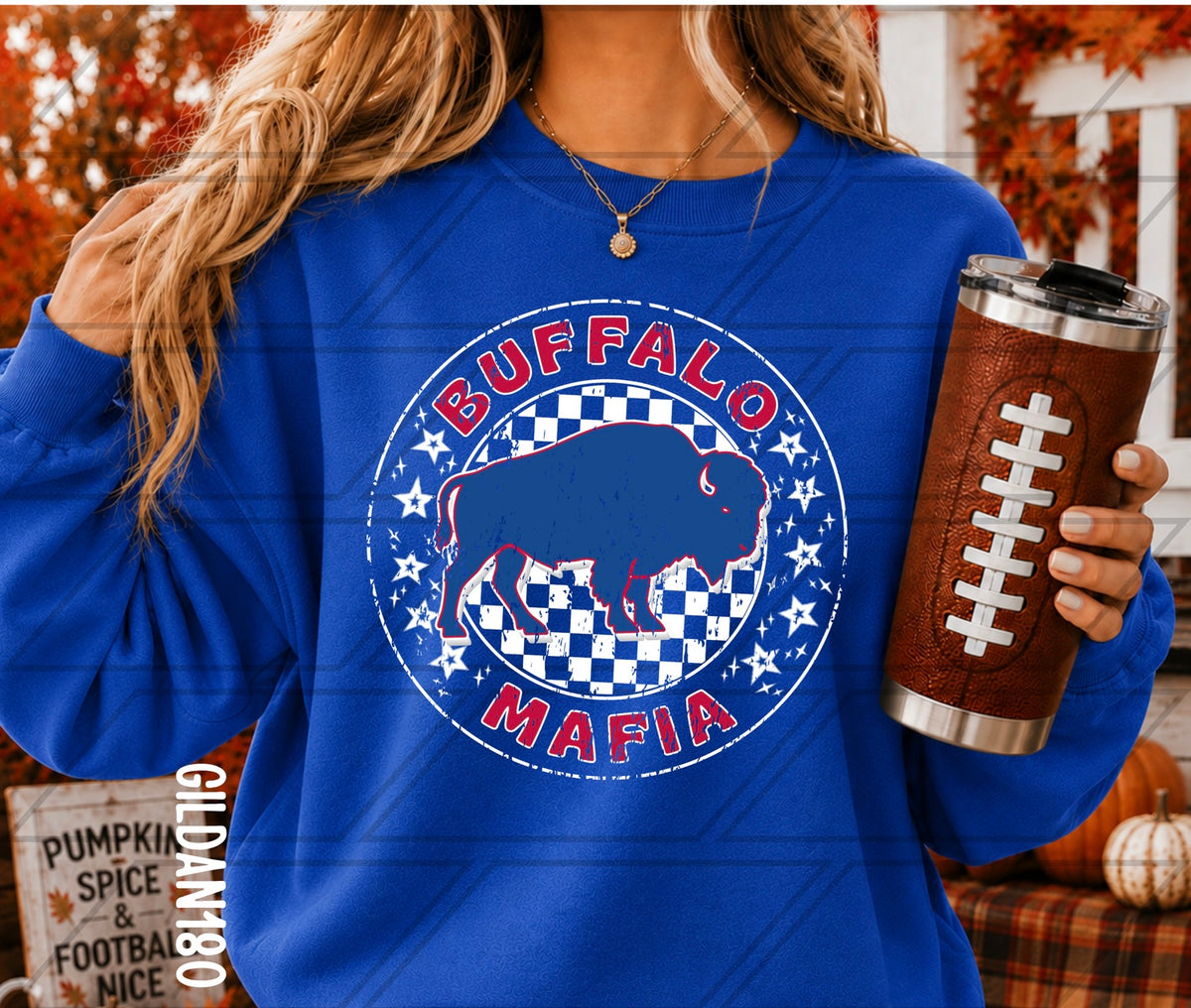 Buffalo Mafia Gilker Checkered Circle