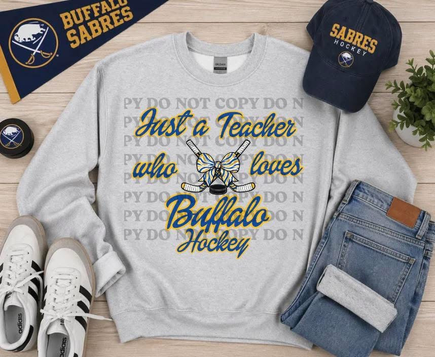 Loves Buffalo Hockey ~ sports Gray