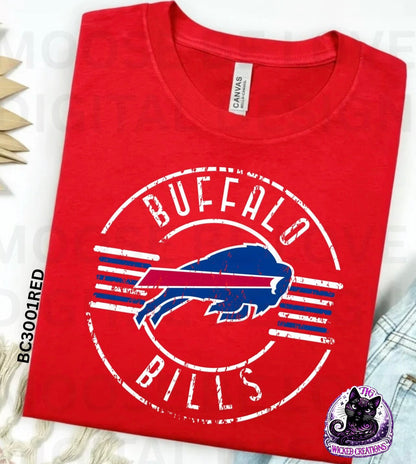 Buffalo Retro Striped Circle