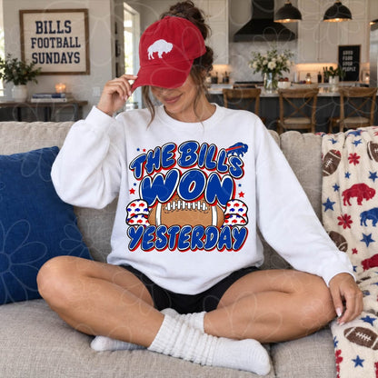 Buffalo Won Yesterday