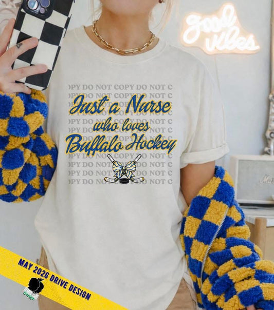Loves Buffalo Hockey ~ White