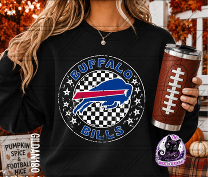 Buffalo Retro Gilker Checkered Circle Stampede