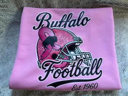 Buffalo Football Pink Helmet