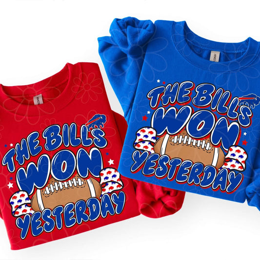 Buffalo Won Yesterday