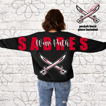 Buffalo War Path Big Back Red/Black