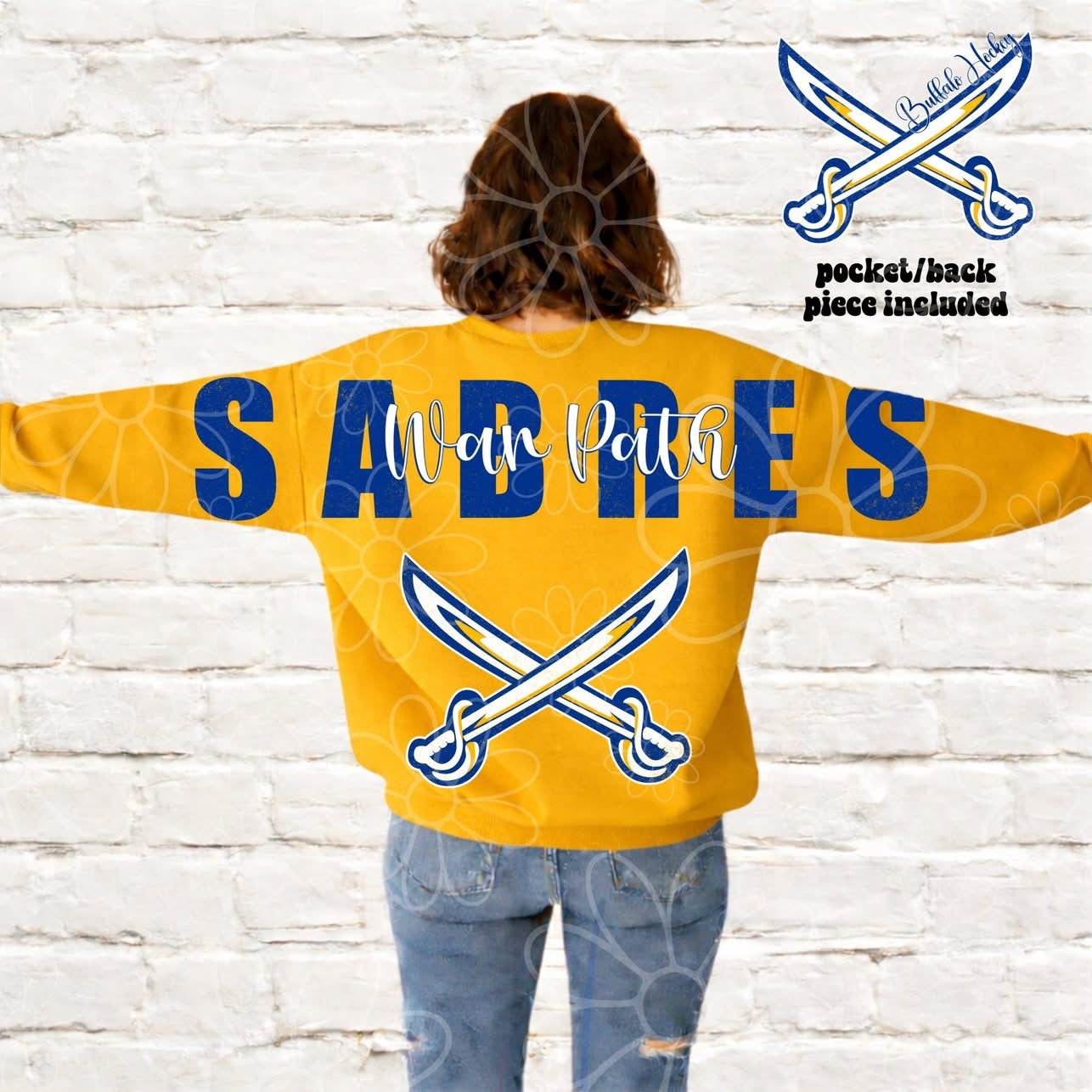 Buffalo War Path Big Back Blue/Gold