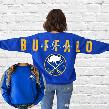 Buffalo Hockey Big Backs with logo