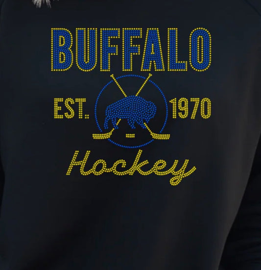 Buffalo Hockey EST. 1970 Spangle