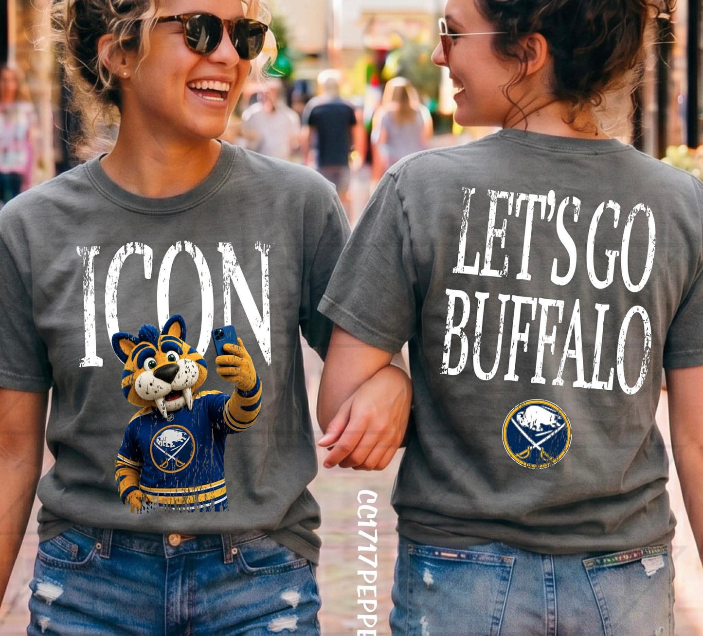 Buffalo Hockey Icon traditional