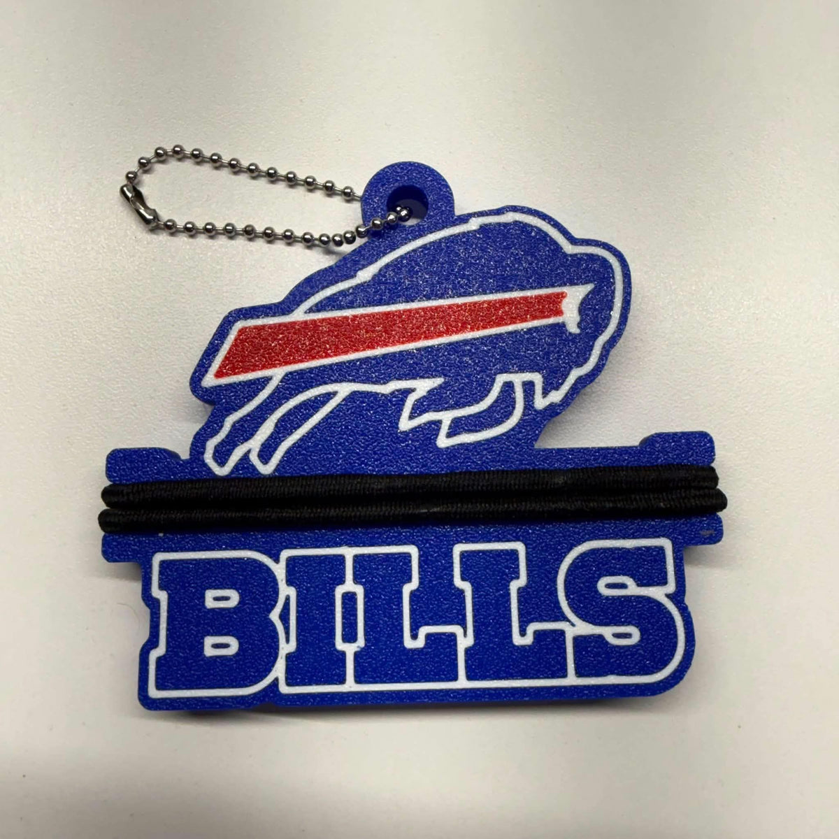 Buffalo Hair Tie Bag Tag