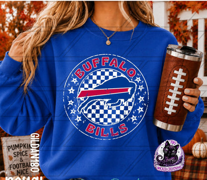Buffalo Retro Gilker Checkered Circle Stampede