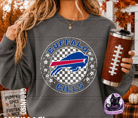 Buffalo Retro Gilker Checkered Circle Stampede