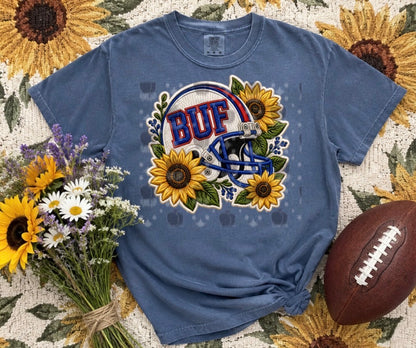 Buf Helmet with Sunflowers