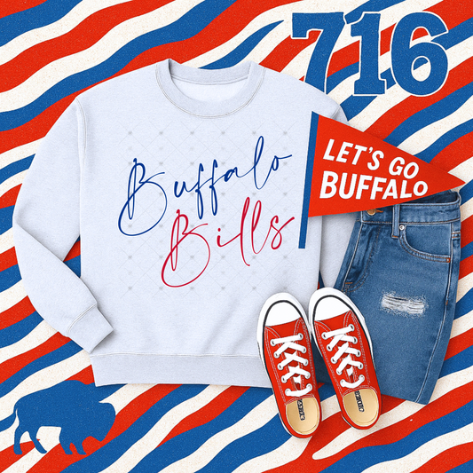 Buffalo Bills (Simple Cursive Letters)