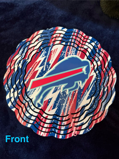 Buffalo Football Wind Spinner
