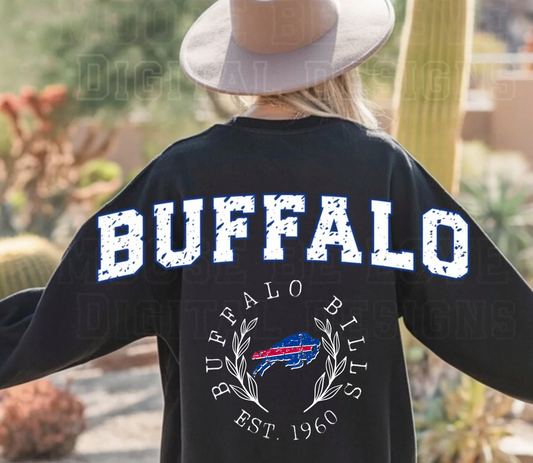 Buffalo Football EST. 1960 Bigback