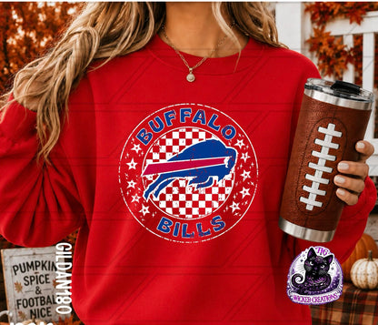 Buffalo Retro Gilker Checkered Circle Stampede