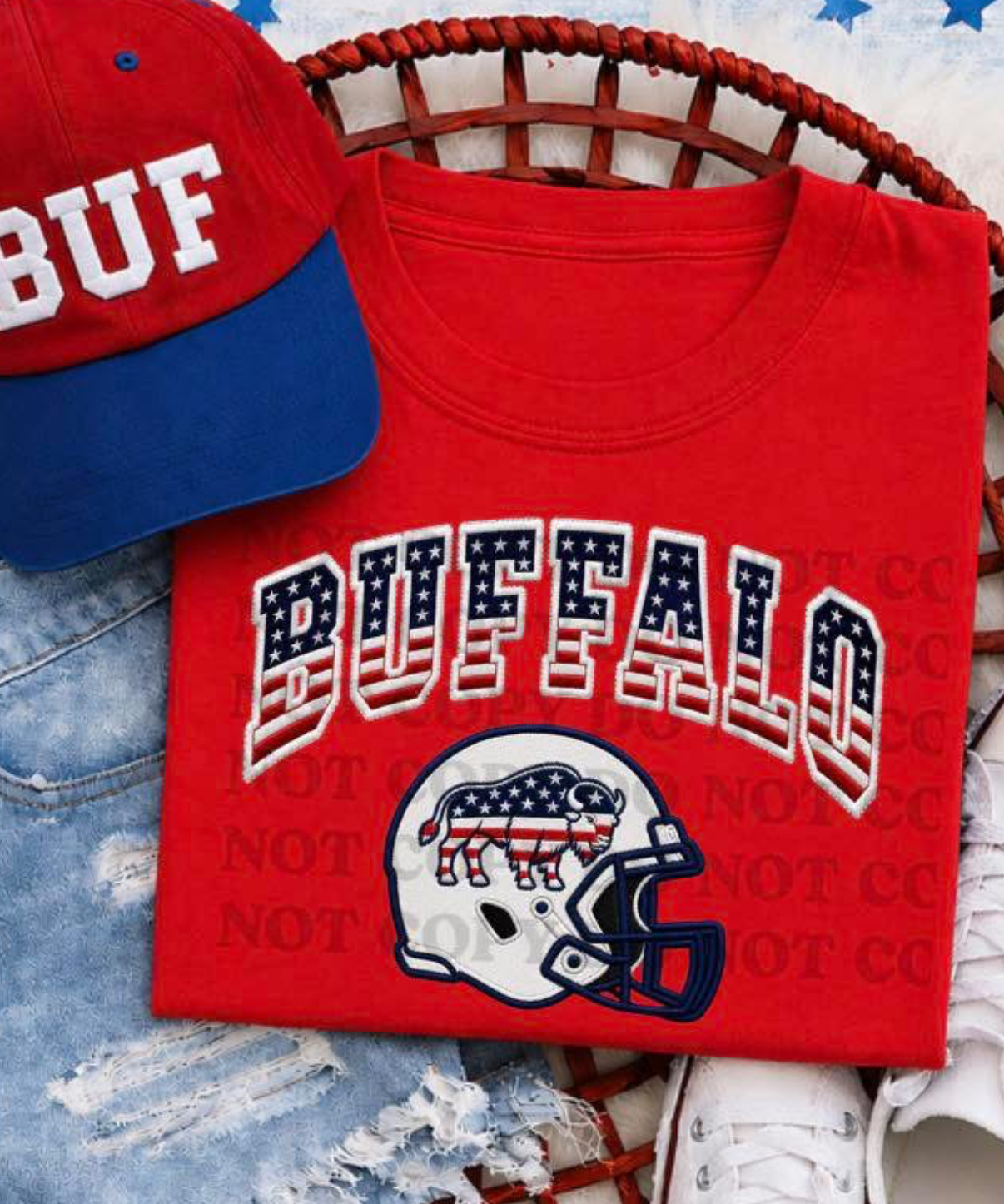 Buffalo Stars and Stripes Helmet