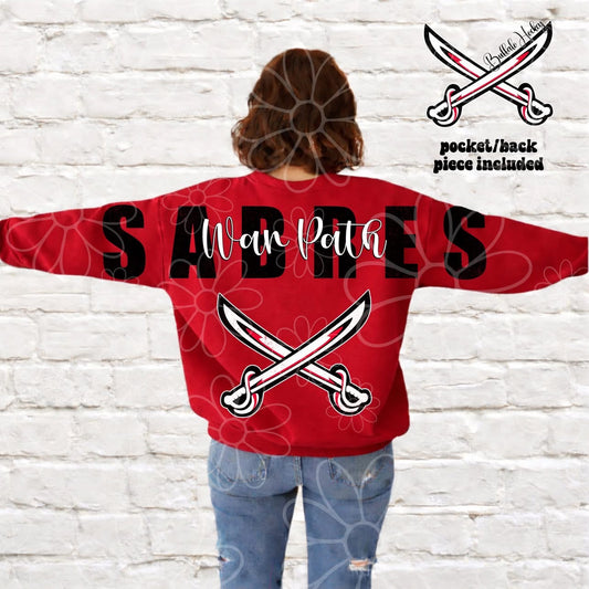 Buffalo War Path Big Back Red/Black