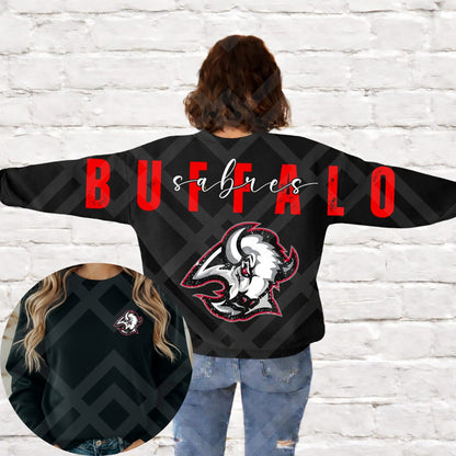 Buffalo Hockey Big Backs with logo