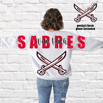 Buffalo War Path Big Back Red/Black