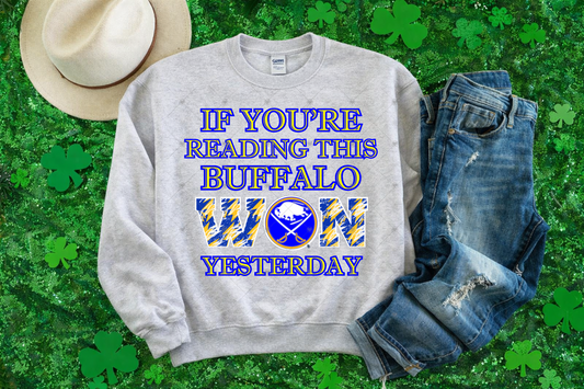 Buffalo Won Yesterday
