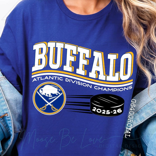 Buffalo Hockey - Division Champs 25-26 Puck