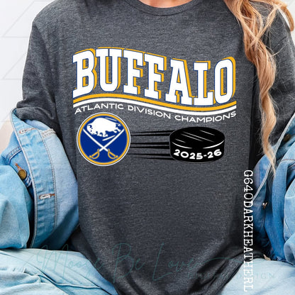 Buffalo Hockey - Division Champs 25-26 Puck