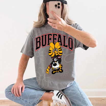 Buffalo Retro Icon Dropping from the Rafters