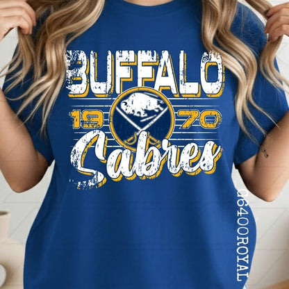 Distressed Buffalo Hockey
