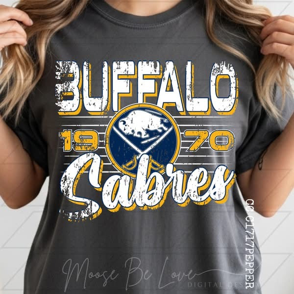 Distressed Buffalo Hockey