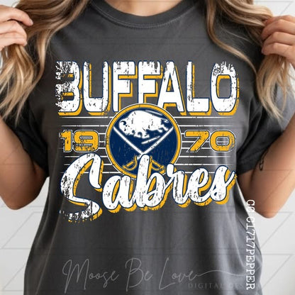 Distressed Buffalo Hockey