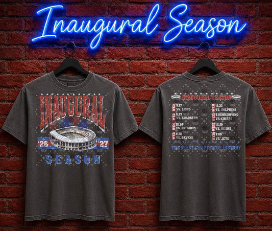 Inaugural Season (Distressed) with Home Schedule